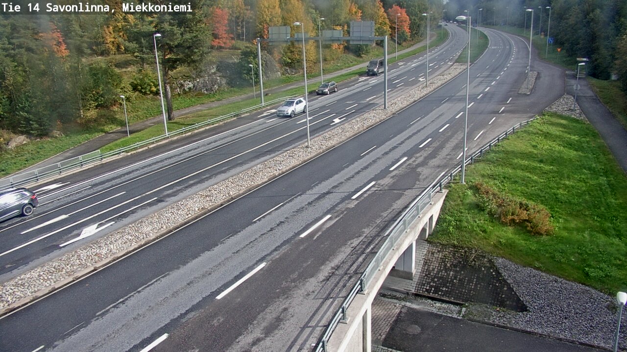 Weather Camera Image Road 14 Savonlinna, Miekkoniemi, Savonlinna, Etelä-Savo
