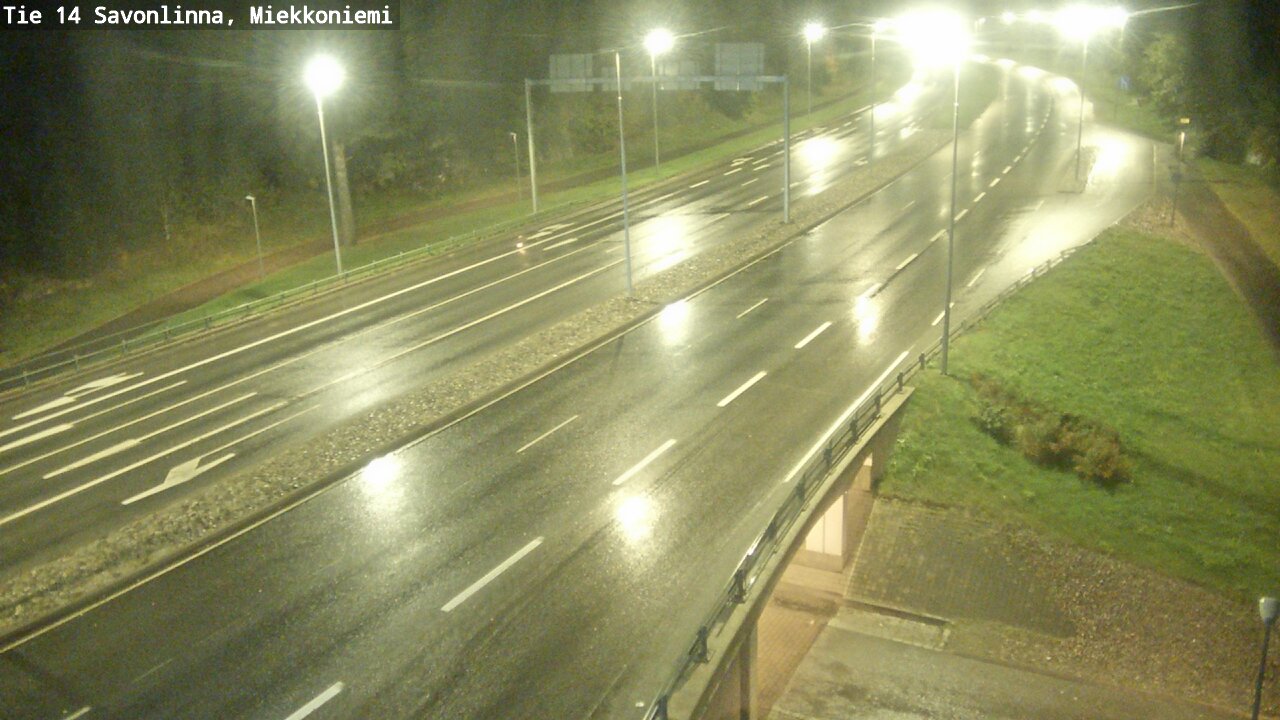 Weather Camera Image Road 14 Savonlinna, Miekkoniemi, Savonlinna, Etelä-Savo