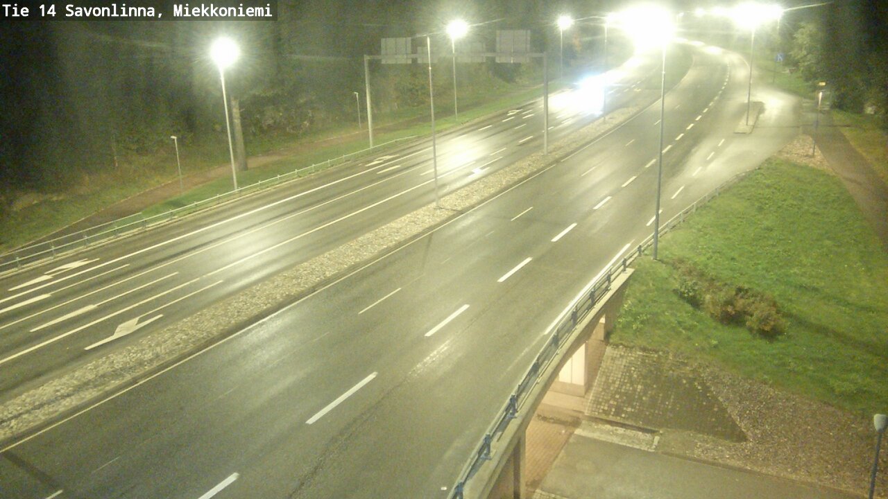 Weather Camera Image Road 14 Savonlinna, Miekkoniemi, Savonlinna, Etelä-Savo