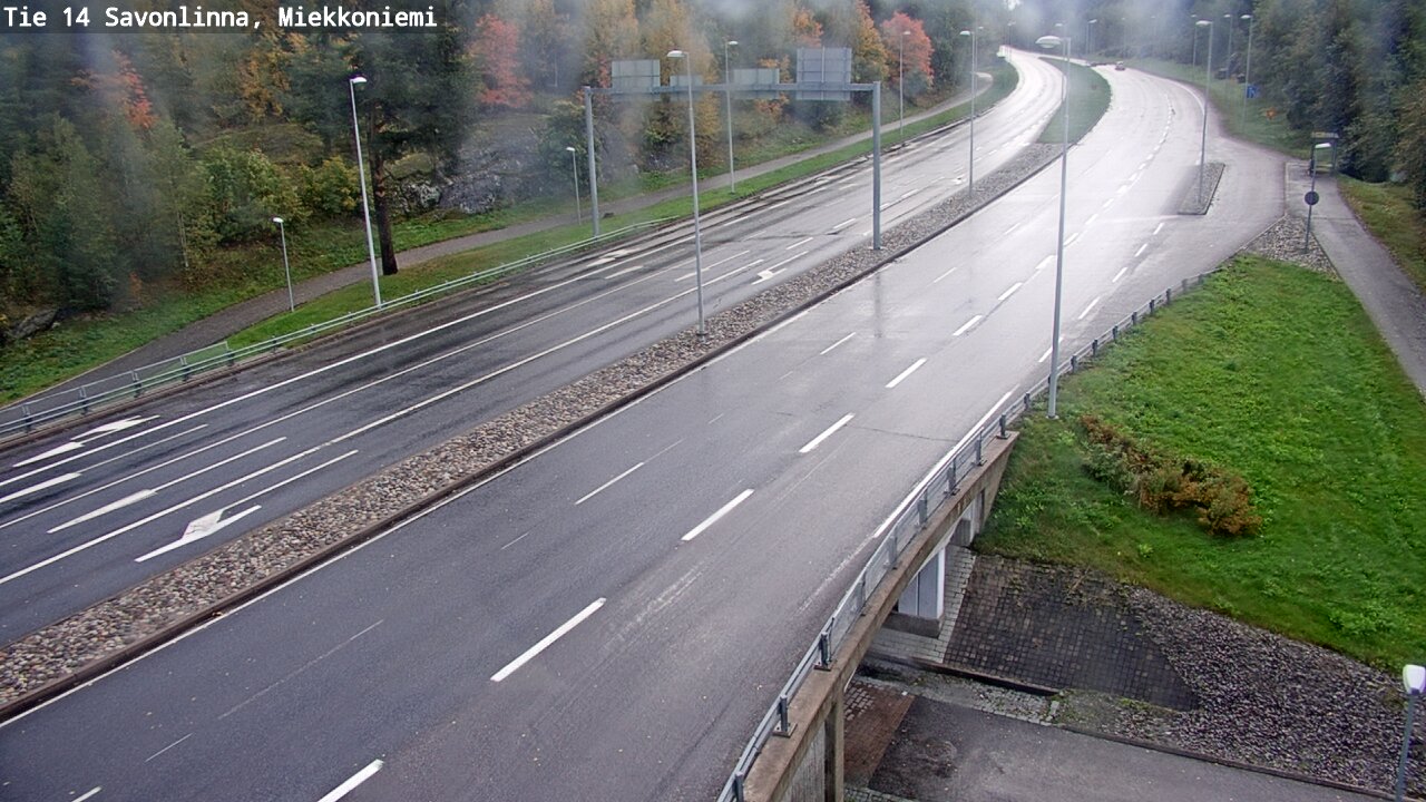Weather Camera Image Road 14 Savonlinna, Miekkoniemi, Savonlinna, Etelä-Savo
