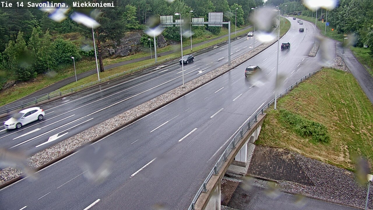 Weather Camera Image Väg 14 Nyslott, Miekkoniemi, Savonlinna, Etelä-Savo