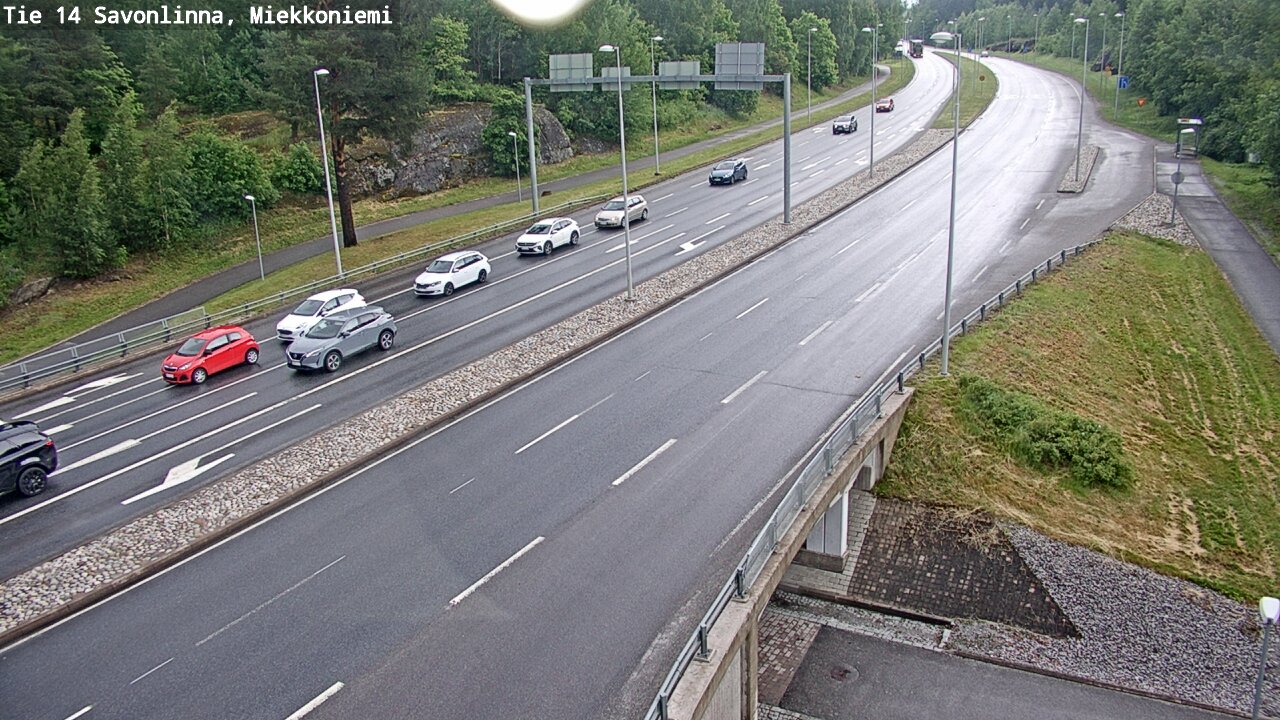 Weather Camera Image Road 14 Savonlinna, Miekkoniemi, Savonlinna, Etelä-Savo