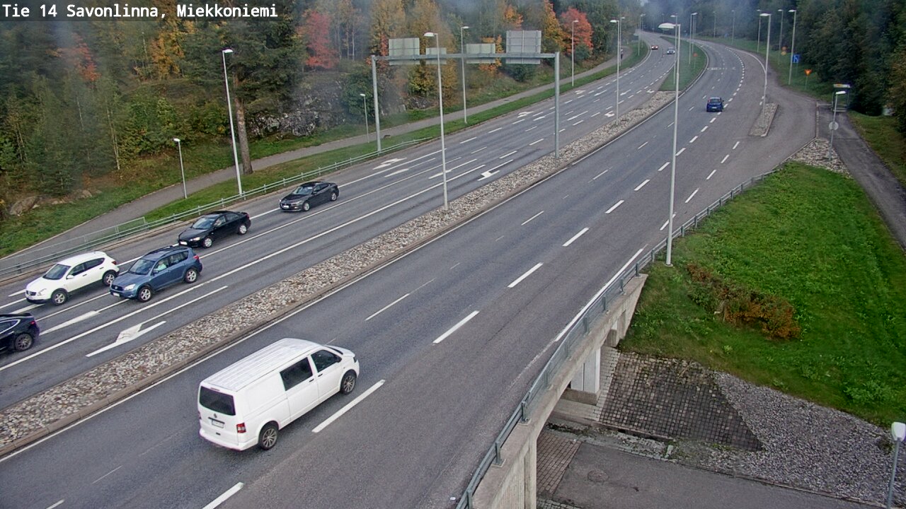 Weather Camera Image Road 14 Savonlinna, Miekkoniemi, Savonlinna, Etelä-Savo