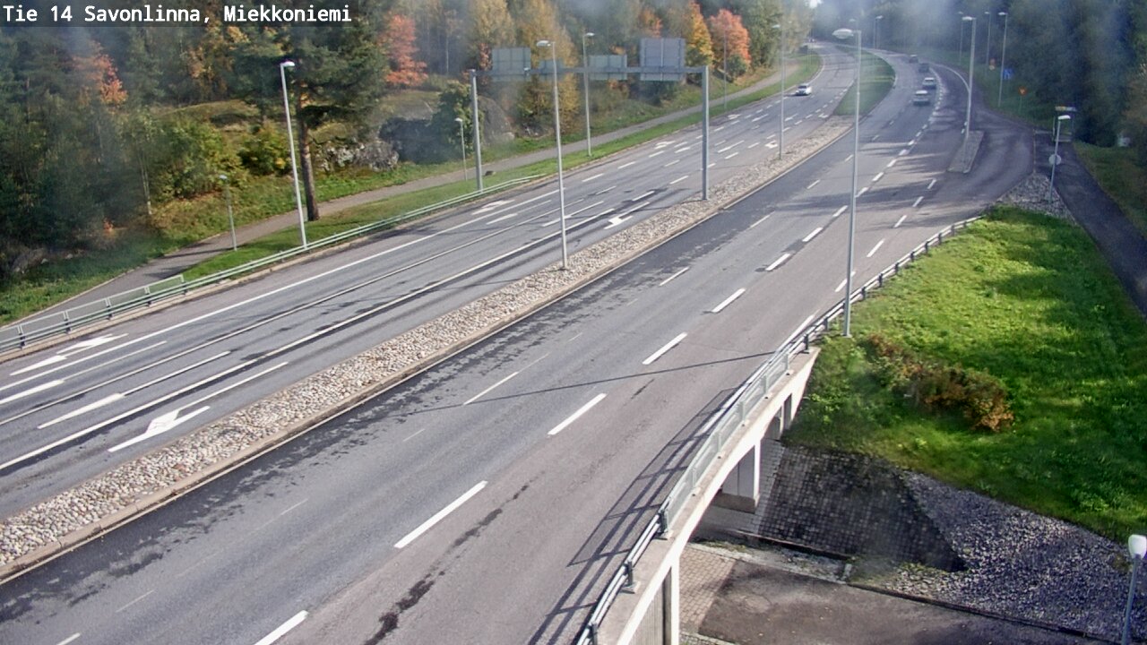 Weather Camera Image Road 14 Savonlinna, Miekkoniemi, Savonlinna, Etelä-Savo