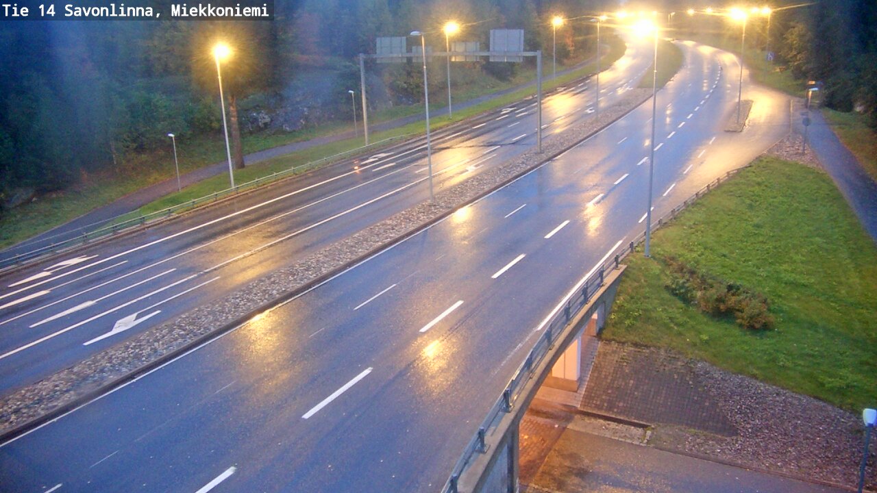 Weather Camera Image Road 14 Savonlinna, Miekkoniemi, Savonlinna, Etelä-Savo