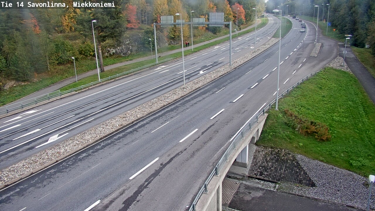Weather Camera Image Road 14 Savonlinna, Miekkoniemi, Savonlinna, Etelä-Savo
