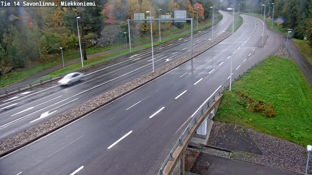 Weather Camera Image Road 14 Savonlinna, Miekkoniemi, Savonlinna, Etelä-Savo