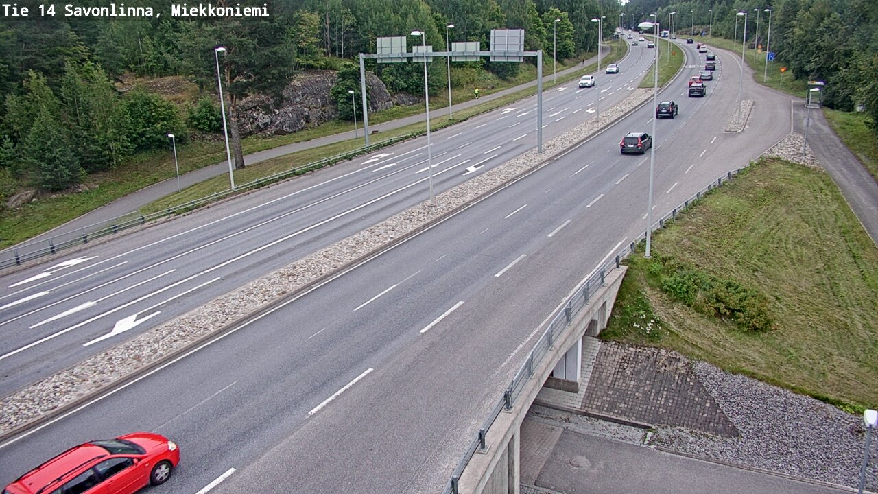 Weather Camera Image Road 14 Savonlinna, Miekkoniemi, Savonlinna, Etelä-Savo