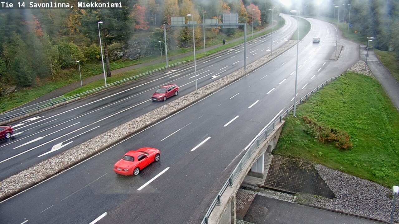 Weather Camera Image Road 14 Savonlinna, Miekkoniemi, Savonlinna, Etelä-Savo