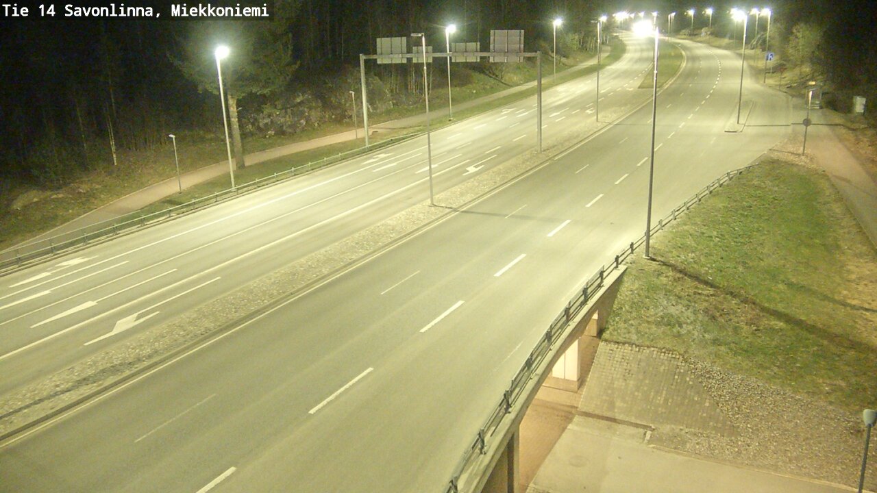Weather Camera Image Road 14 Savonlinna, Miekkoniemi, Savonlinna, Etelä-Savo