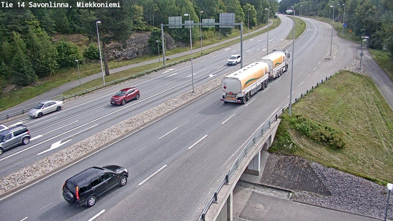Weather Camera Image Road 14 Savonlinna, Miekkoniemi, Savonlinna, Etelä-Savo