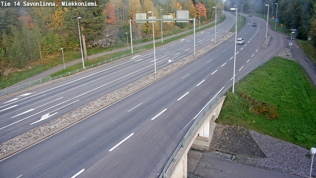 Weather Camera Image Road 14 Savonlinna, Miekkoniemi, Savonlinna, Etelä-Savo