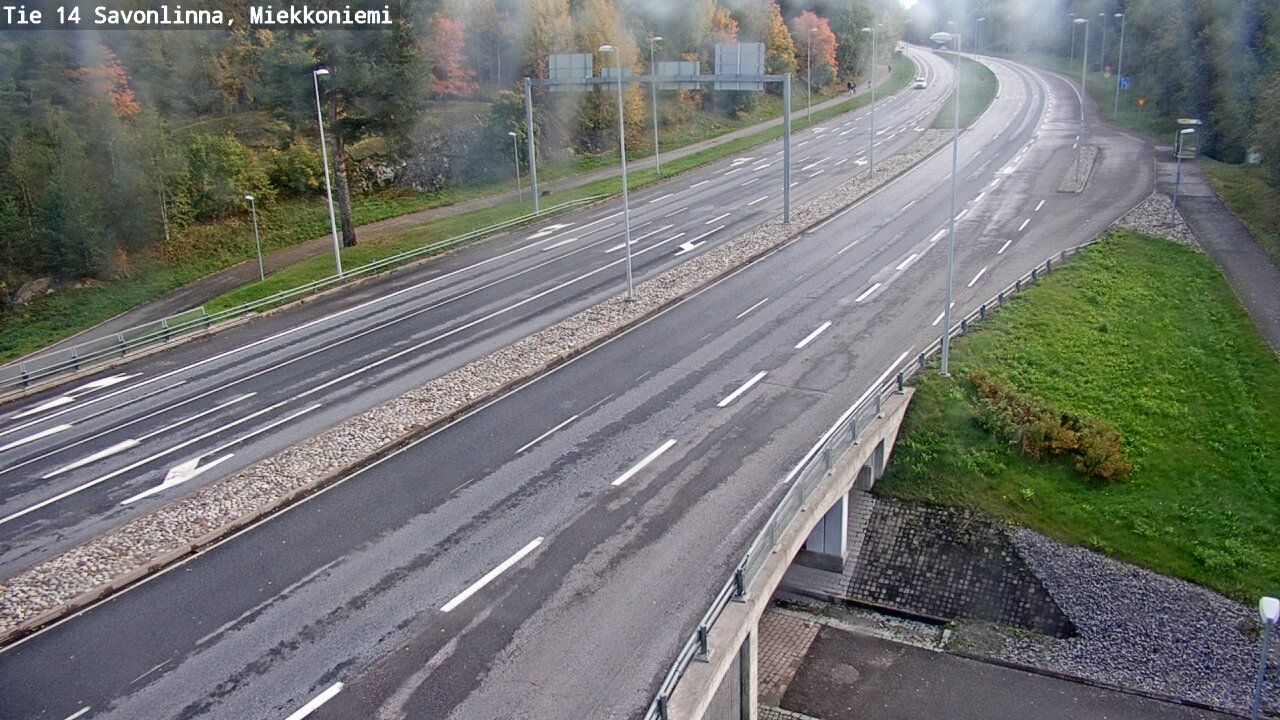 Weather Camera Image Road 14 Savonlinna, Miekkoniemi, Savonlinna, Etelä-Savo