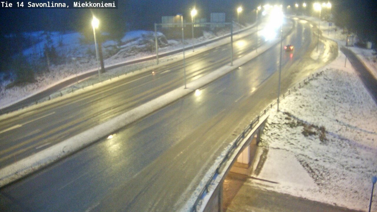 Weather Camera Image Väg 14 Nyslott, Miekkoniemi, Savonlinna, Etelä-Savo