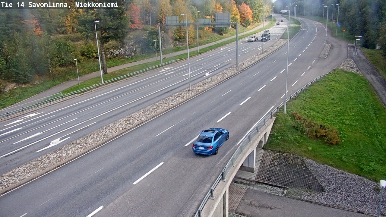 Weather Camera Image Road 14 Savonlinna, Miekkoniemi, Savonlinna, Etelä-Savo