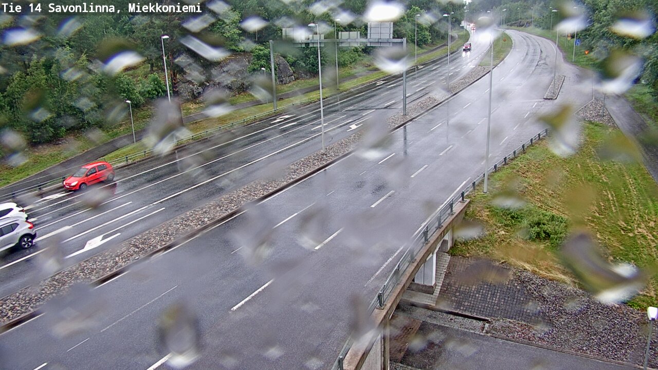Weather Camera Image Road 14 Savonlinna, Miekkoniemi, Savonlinna, Etelä-Savo