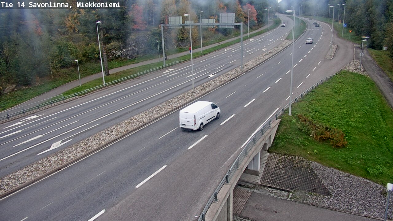 Weather Camera Image Road 14 Savonlinna, Miekkoniemi, Savonlinna, Etelä-Savo