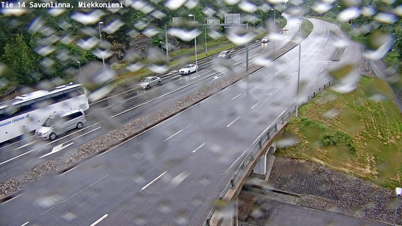 Weather Camera Image Road 14 Savonlinna, Miekkoniemi, Savonlinna, Etelä-Savo