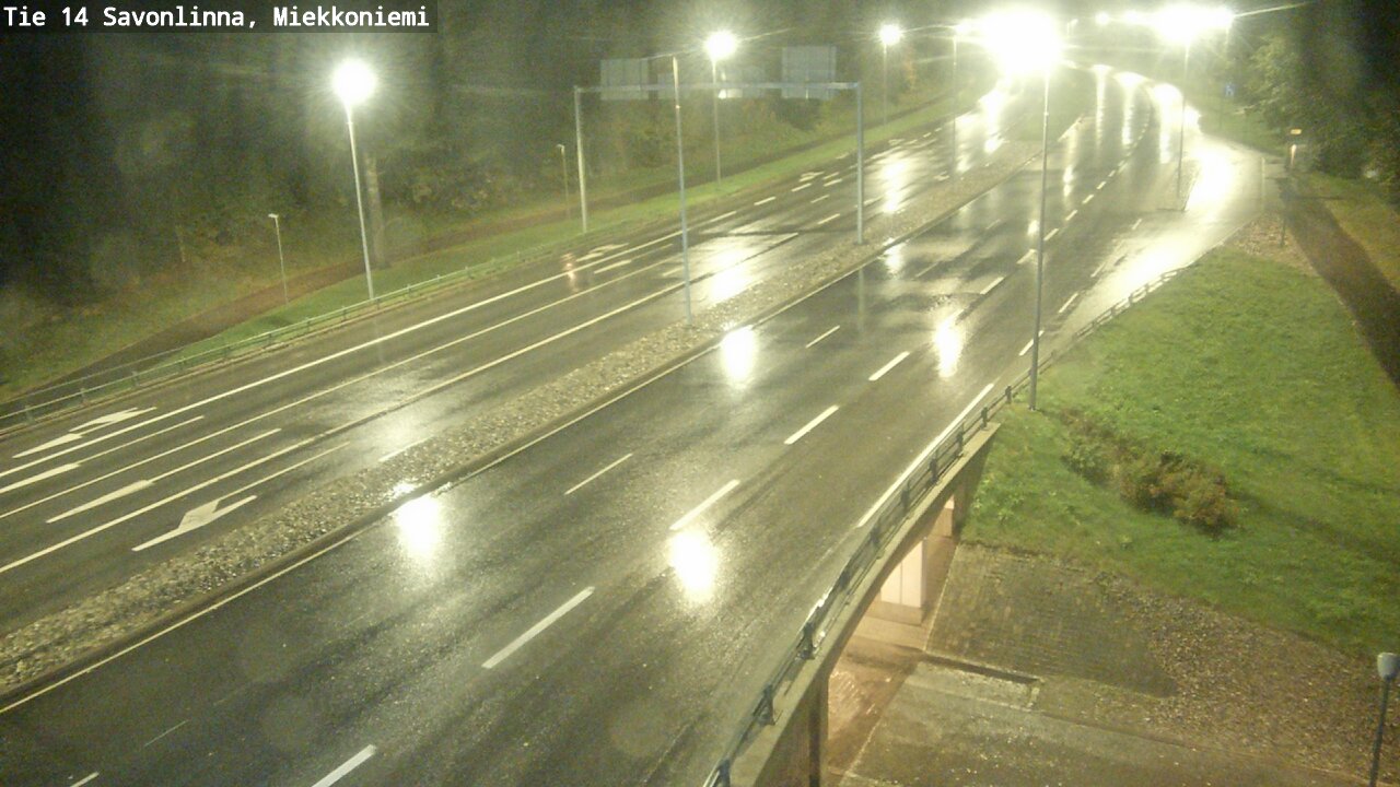 Weather Camera Image Road 14 Savonlinna, Miekkoniemi, Savonlinna, Etelä-Savo