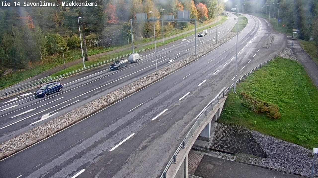 Weather Camera Image Road 14 Savonlinna, Miekkoniemi, Savonlinna, Etelä-Savo