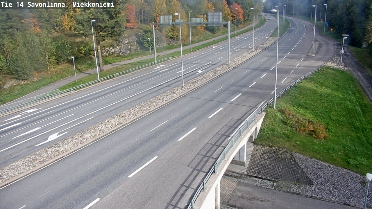 Weather Camera Image Road 14 Savonlinna, Miekkoniemi, Savonlinna, Etelä-Savo