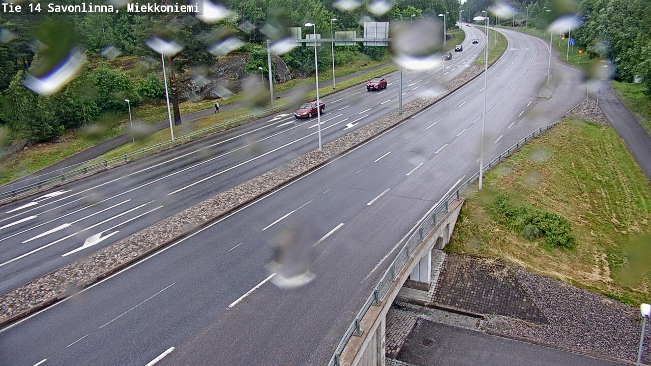 Weather Camera Image Road 14 Savonlinna, Miekkoniemi, Savonlinna, Etelä-Savo