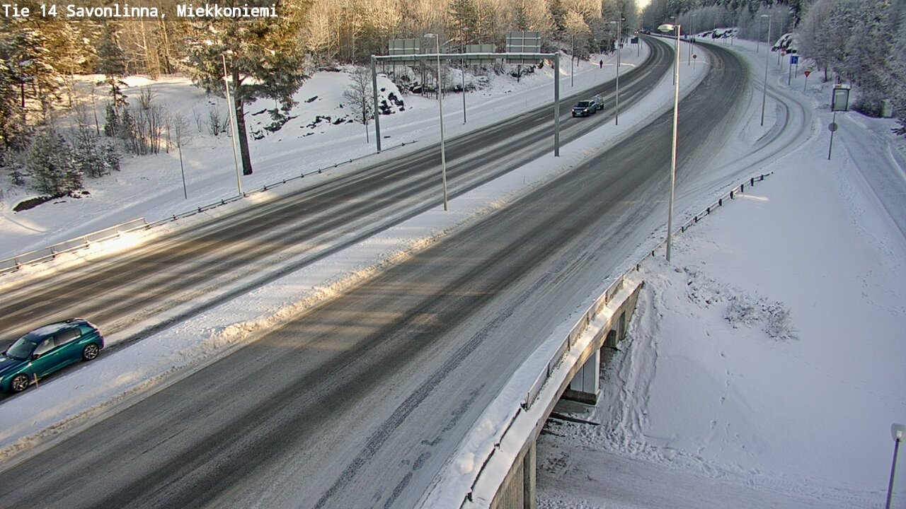 Weather Camera Image Road 14 Savonlinna, Miekkoniemi, Savonlinna, Etelä-Savo