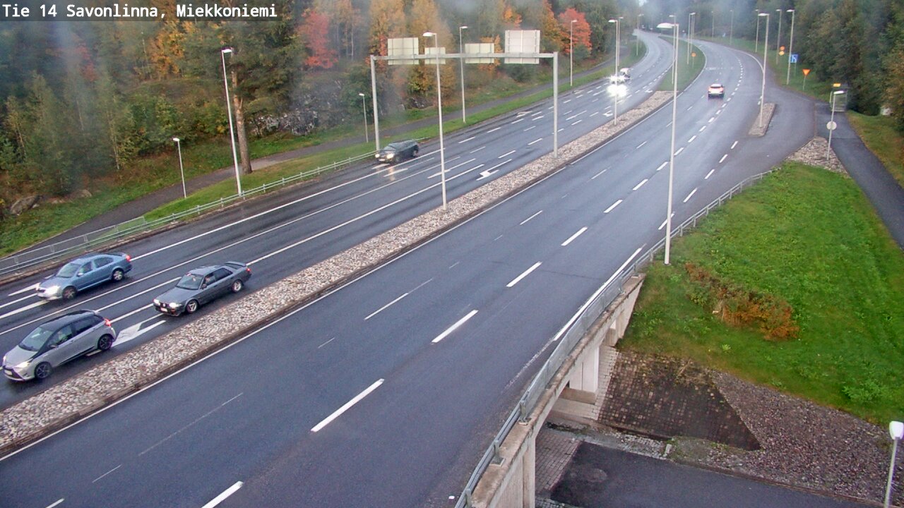 Weather Camera Image Road 14 Savonlinna, Miekkoniemi, Savonlinna, Etelä-Savo