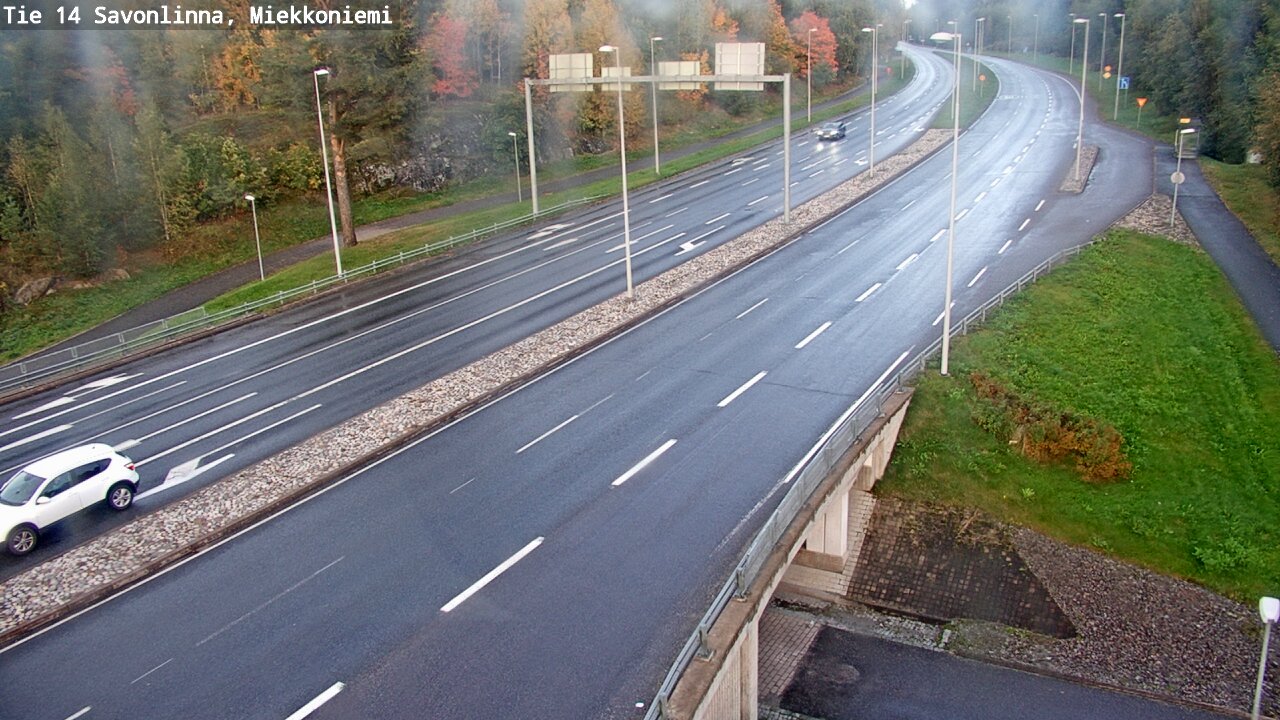 Weather Camera Image Road 14 Savonlinna, Miekkoniemi, Savonlinna, Etelä-Savo