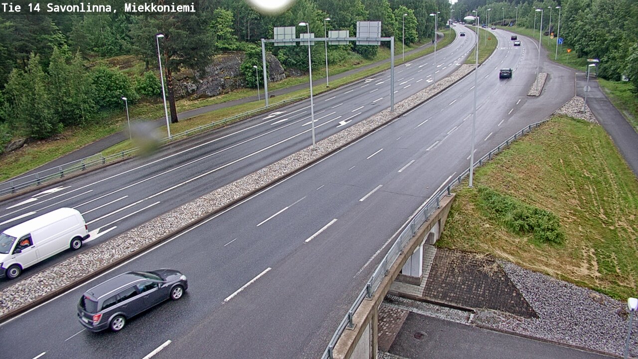 Weather Camera Image Road 14 Savonlinna, Miekkoniemi, Savonlinna, Etelä-Savo