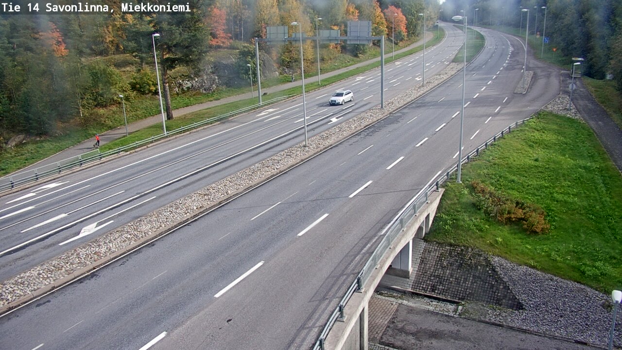 Weather Camera Image Road 14 Savonlinna, Miekkoniemi, Savonlinna, Etelä-Savo