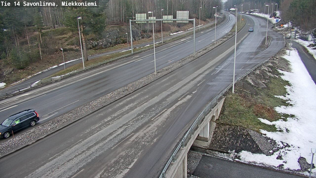 Weather Camera Image Road 14 Savonlinna, Miekkoniemi, Savonlinna, Etelä-Savo