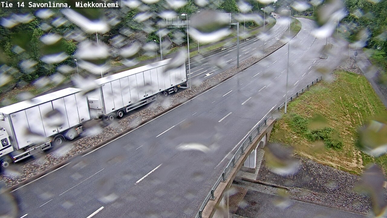 Weather Camera Image Road 14 Savonlinna, Miekkoniemi, Savonlinna, Etelä-Savo