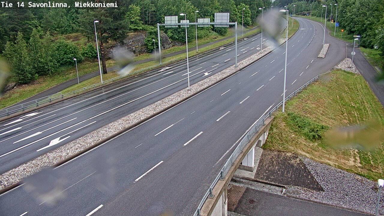 Weather Camera Image Road 14 Savonlinna, Miekkoniemi, Savonlinna, Etelä-Savo