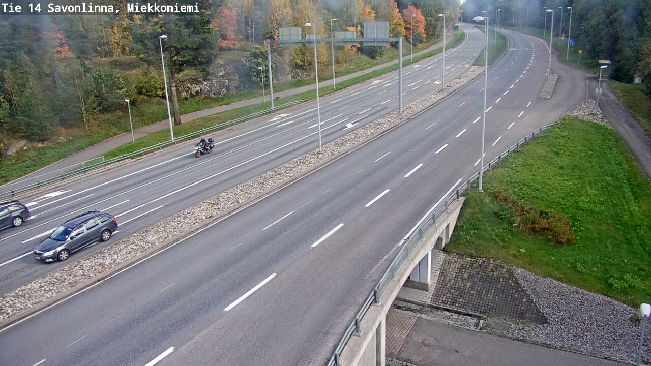 Weather Camera Image Road 14 Savonlinna, Miekkoniemi, Savonlinna, Etelä-Savo