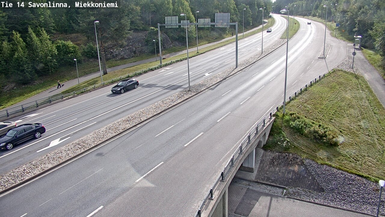Weather Camera Image Road 14 Savonlinna, Miekkoniemi, Savonlinna, Etelä-Savo