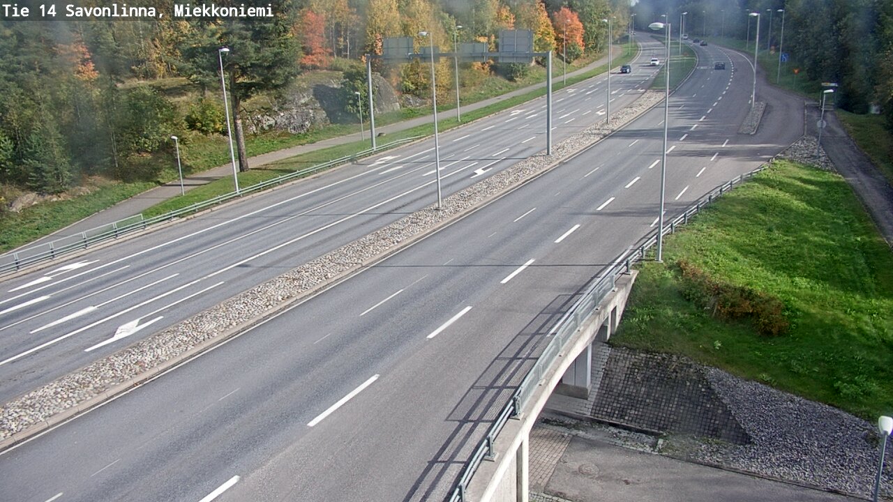 Weather Camera Image Road 14 Savonlinna, Miekkoniemi, Savonlinna, Etelä-Savo