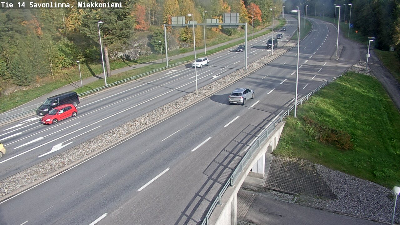 Weather Camera Image Road 14 Savonlinna, Miekkoniemi, Savonlinna, Etelä-Savo