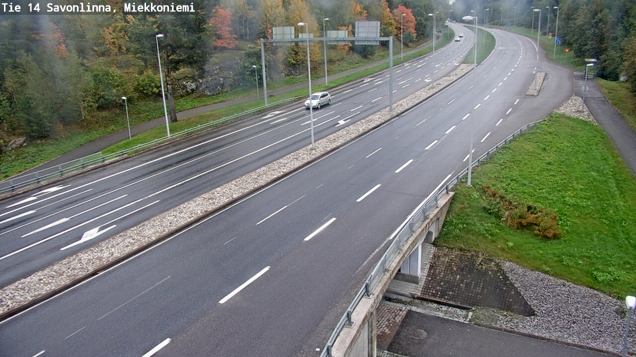 Weather Camera Image Road 14 Savonlinna, Miekkoniemi, Savonlinna, Etelä-Savo