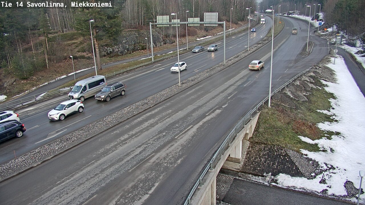 Weather Camera Image Road 14 Savonlinna, Miekkoniemi, Savonlinna, Etelä-Savo