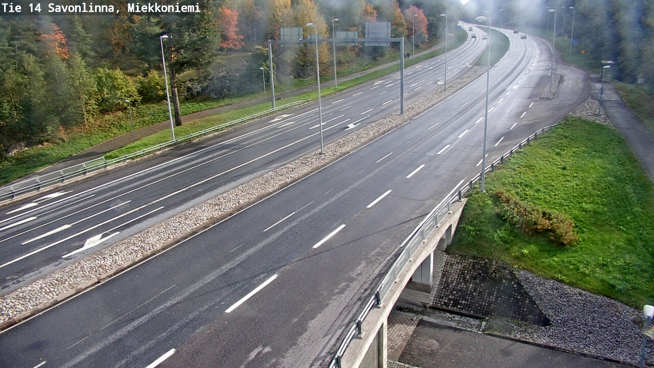 Weather Camera Image Road 14 Savonlinna, Miekkoniemi, Savonlinna, Etelä-Savo