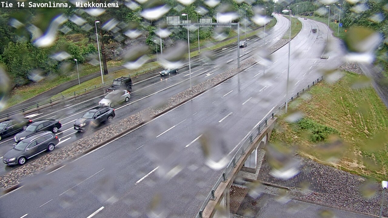 Weather Camera Image Väg 14 Nyslott, Miekkoniemi, Savonlinna, Etelä-Savo
