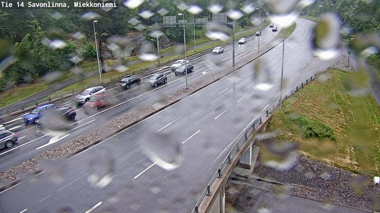 Weather Camera Image Väg 14 Nyslott, Miekkoniemi, Savonlinna, Etelä-Savo