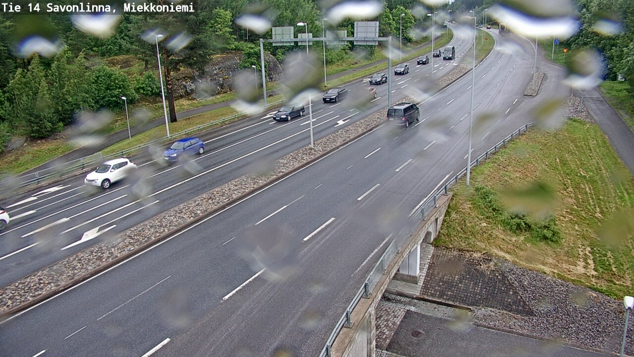 Weather Camera Image Road 14 Savonlinna, Miekkoniemi, Savonlinna, Etelä-Savo