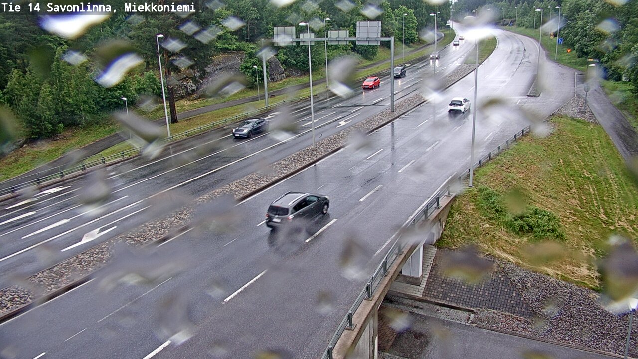 Weather Camera Image Väg 14 Nyslott, Miekkoniemi, Savonlinna, Etelä-Savo