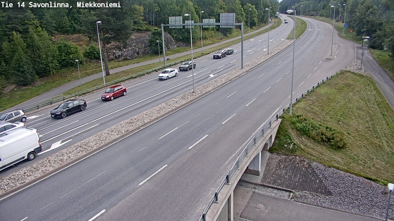 Weather Camera Image Road 14 Savonlinna, Miekkoniemi, Savonlinna, Etelä-Savo