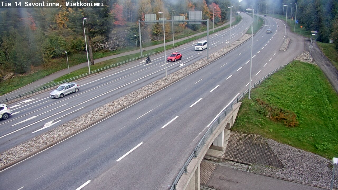 Weather Camera Image Road 14 Savonlinna, Miekkoniemi, Savonlinna, Etelä-Savo