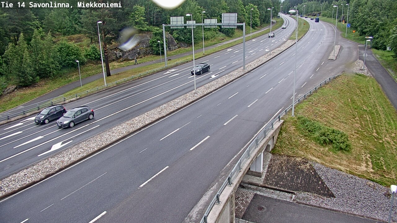 Weather Camera Image Road 14 Savonlinna, Miekkoniemi, Savonlinna, Etelä-Savo
