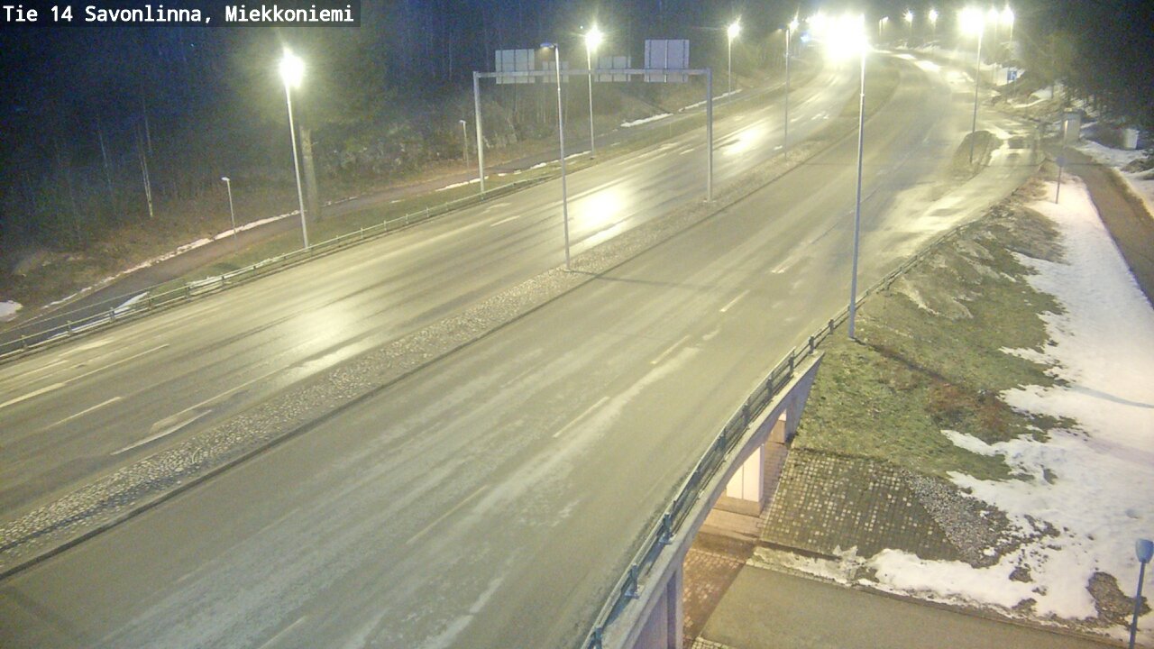 Weather Camera Image Road 14 Savonlinna, Miekkoniemi, Savonlinna, Etelä-Savo