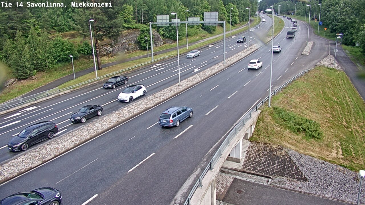 Weather Camera Image Road 14 Savonlinna, Miekkoniemi, Savonlinna, Etelä-Savo